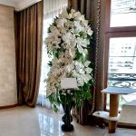 بلور گل ترحیمی دو طبقه فانتزی – زیبایی و خاطره انگیزی در هر قطره بلور