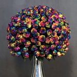 بلور گل رز هلندی هفت رنگ – زیبایی طبیعت در قالب گل بلوری چند رنگ