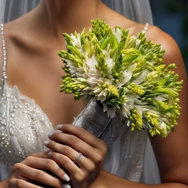 دسته گل عروس سنبل مقاوم – زیبایی برجسته با گل‌های مقاوم و پایدار