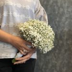دسته گل عروس چیپسی خاص با طراحی رمانتیک و طبیعی برای مراسم عروسی