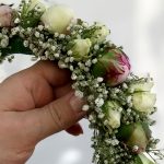 تل عروس گل پیونی با رنگ‌های نرم و طراحی مدرن برای ظاهری رویایی