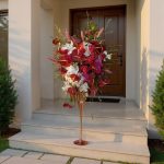 بلور گل گلفروشی فلورانس - گل‌های لوکس و زیبا در یک گلدان بلور شیک