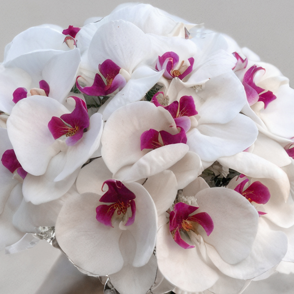 دسته-گل-ارکیده-سفید-عروس-کد-6099-2 دسته گل ارکیده سفید عروس، با ترکیب گلهای ارکیده سفید و طراحی شیک، برای عروسهایی که به دنبال شکوه و زیبایی در روز عروسی خود هستند، انتخابی ایدهآل است.