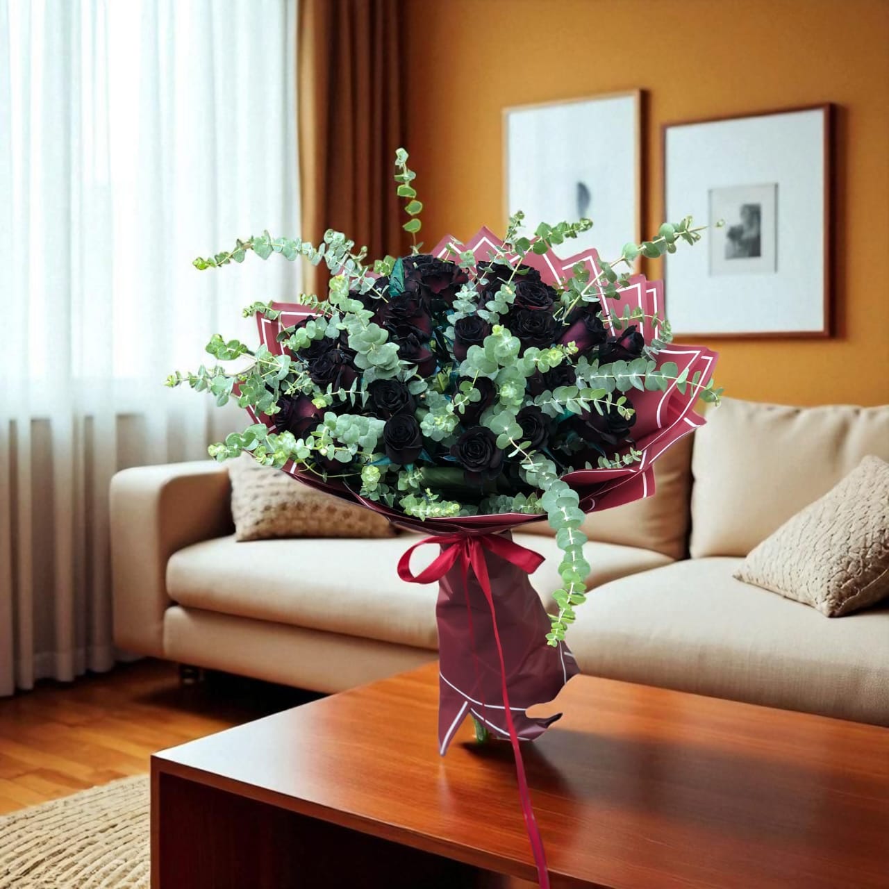 دسته-گل-رز-بلک-کد6185-1 "دسته گل رز بلک – زیبایی خاص و منحصربهفرد در هر لحظه"