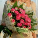 دسته گل رز لب صورتی فلورانس | انتخابی شیک و احساس‌برانگیز از گلفروشی فلورانس
