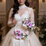 دسته گل عروس لاکچری و خاص فلورانس – شکوه و زیبایی در روز عروسی