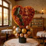 "فریم گل قلبی گالری فلورانس - طراحی منحصر به فرد و رمانتیک از گلفروشی فلورانس برای هدیه‌ای خاص و پر از احساس"