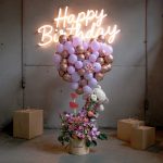 گل بادکنکی شیک گلفروشی فلورانس: تزیینی خاص برای مراسمات شما