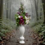 گل بزرگ سفارشی گالری فلورانس | طراحی خاص برای مراسم لاکچری