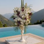 "گلدان گل لوکس خواستگاری فلورانس، طراحی منحصر به فرد و گل‌های با کیفیت بالا، ایده‌آل برای مراسم خواستگاری"