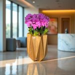 "مجموعه ارکیده دایموند طلایی با طراحی لوکس و شیک"