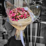 دسته گل رز مینی کاغذی | خرید دسته گل رز فانتزی و دسته گل شیک از گلفروشی فلورانس