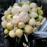 دسته گل عروس پیونی فانتزی | طراحی خاص و لوکس برای روز عروسی