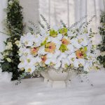 گلدان رزین رومیزی فالونوپسیس شیک و مدرن