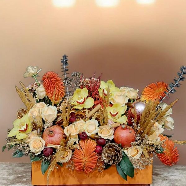 باکس رنگ پرتقالی کد 6462