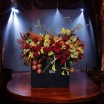 استند لاکچری پاییزی یلدایی فلورانس - پایه گل تزیینی مجلل برای دکوراسیون سفره شب یلدا و پذیرایی پاییزی