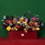 باکس گل یلدا با رز زرد فلورانس - هدیه‌ای نمادین و شاد برای شب چله